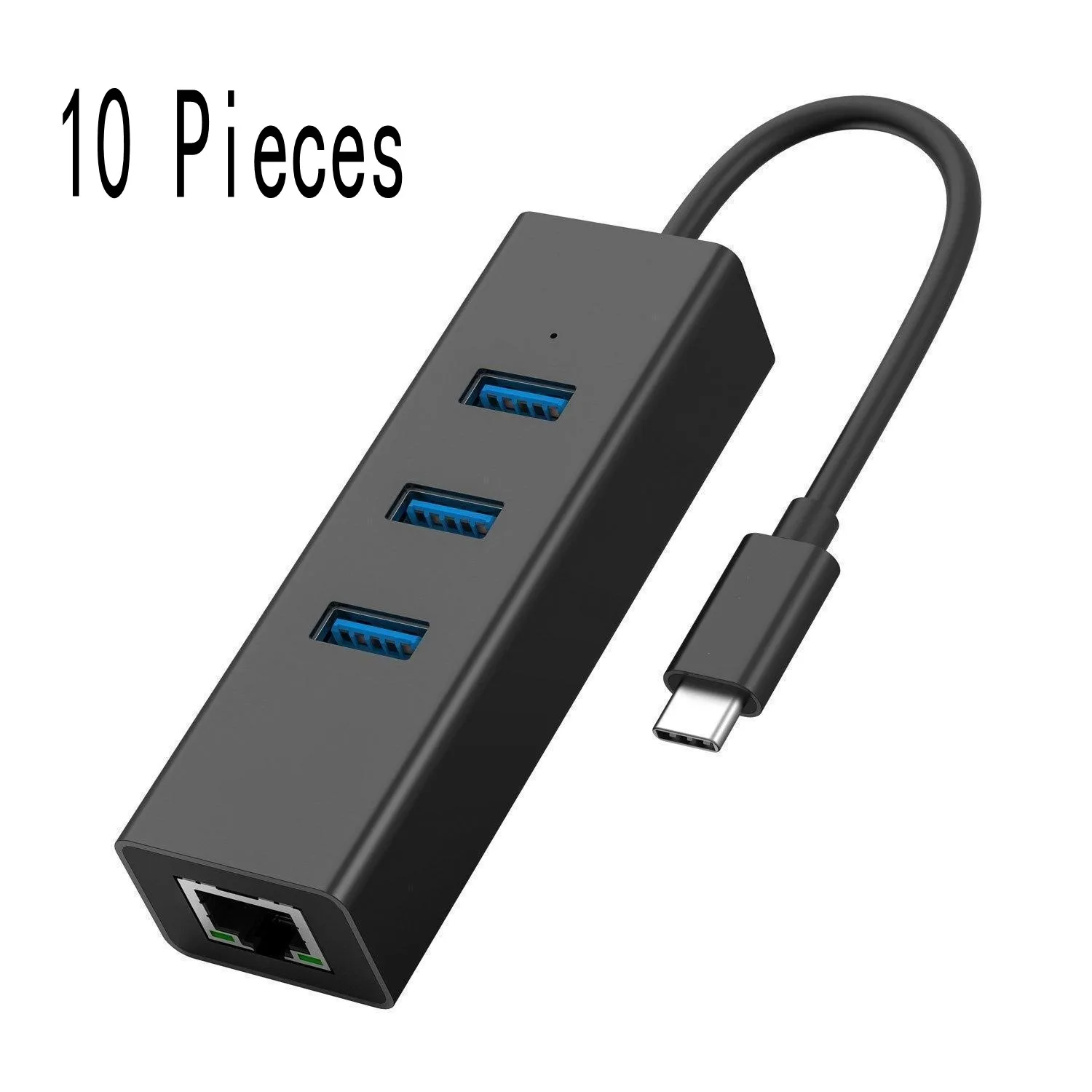 10 шт. Высокое качество USB 3 0 концентратор Type c сетевая карта OTG концентраторы Тип C к