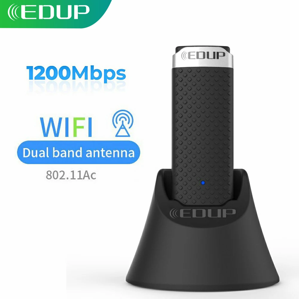 USB Wi Fi адаптер EDUP 1200 Мбит/с 3 0 Мбит/с|Сетевые карты| |