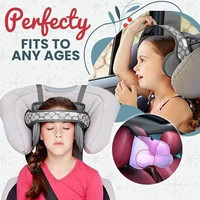 children adjustable comfortable head neck pillow car seat baby head safe support belt fastening sleep positioner saftey pillows