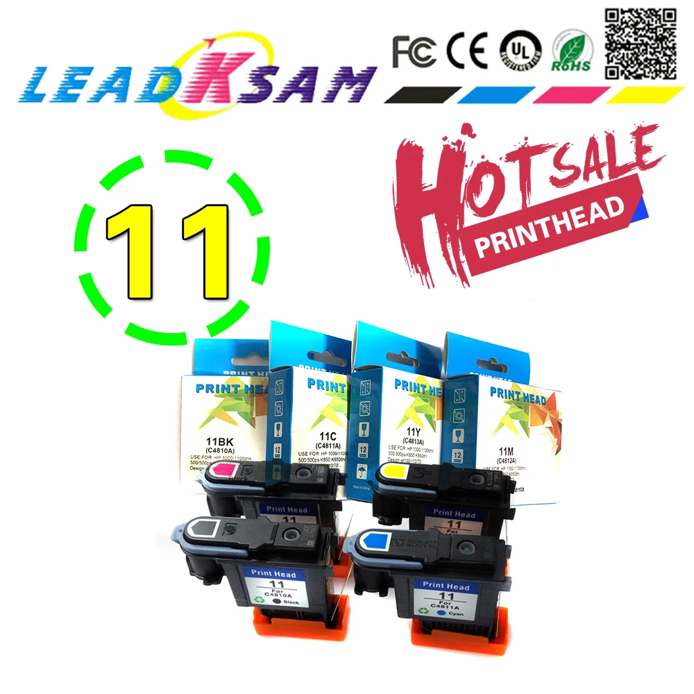 C4810A C4811A C4812A C4813A Совместимость с hp 11 печатающими головками Замена для hp11 Designjet 70 100