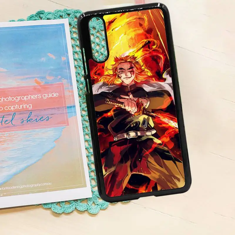 

Demon Slayer Anime Kimetsu No Yaiba Phone Case TPU+PC For iPhone X XR XS 11 12 mini Pro MAX 7 8 Plus