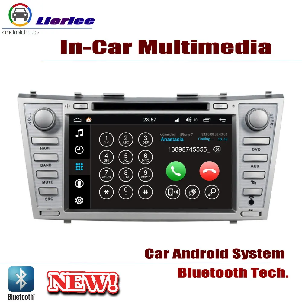 Автомобильная система Android RockChip PX5 1080P IPS ЖК-экран для Toyota Camry (XV40) 2006-2011 DVD-плеер