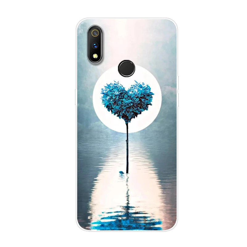 37 Мягкий чехол из ТПУ для OPPO Realme 3 Pro, Прозрачный бампер с мультяшным рисунком, задняя крышка для телефона OPPO Realme3 3Pro Realme3Pro, силиконовый чехол s - Цвет: 37