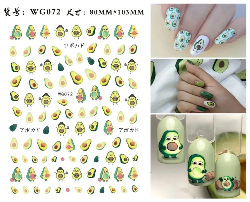 Декор для дизайна ногтей WG079 080 милые Мультяшные дизайнерские бриллианты |