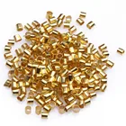 Обжимные концевые бусины для ювелирных изделий, серебристые обжимные концевые бусины, 2 мм, 5001000 шт.