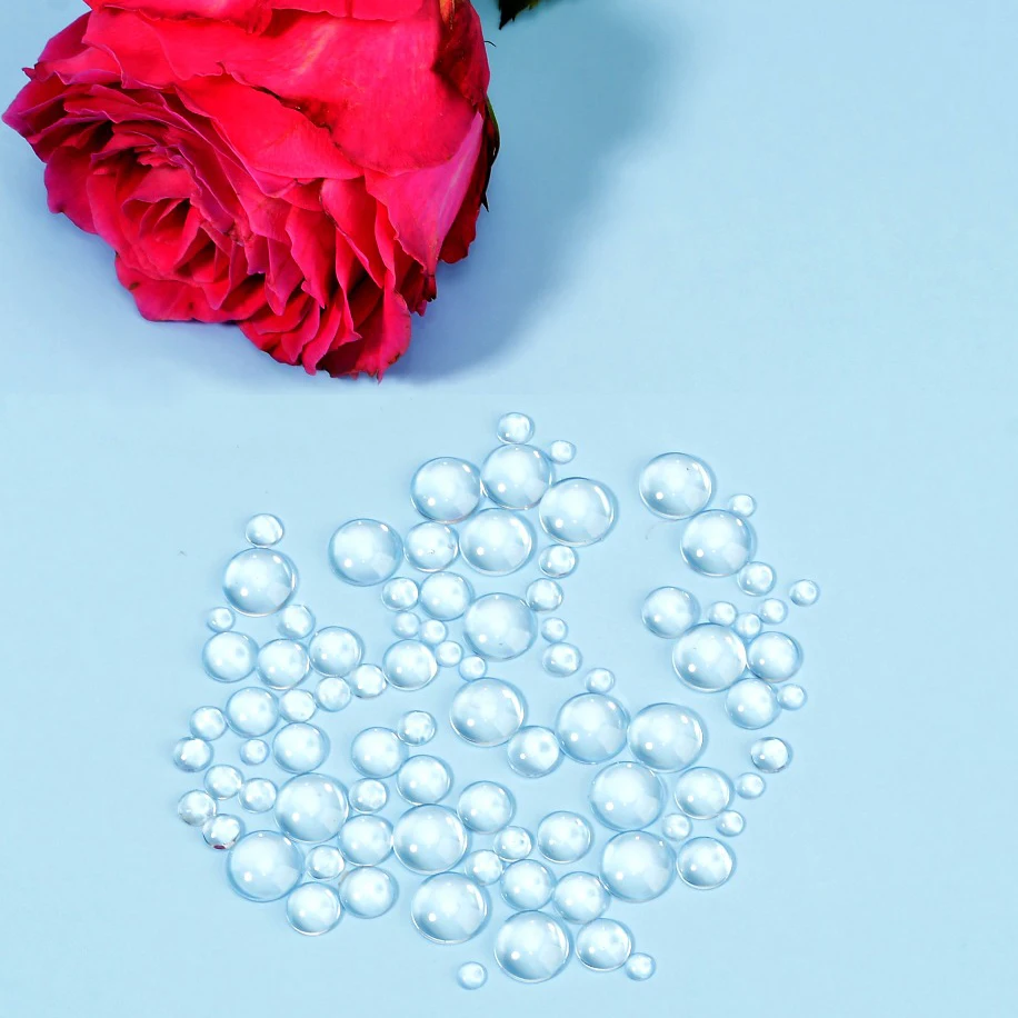 

100/200/500pcs Simulation Dewdrop Waterdrop Droplets Stones for DIY Paper Craft Card Making Decor Accessories Scrapbooking