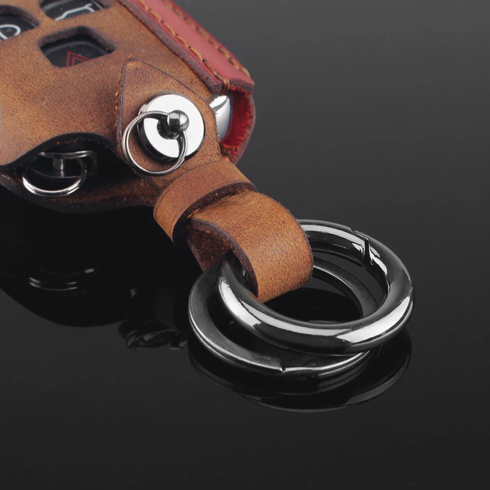 Кожаный чехол KEYYOU для Land Rover RANGE ROVER SPORT Evoque Freelander 1 2 Found 3 4 A8 Jaguar XF | Автомобили и