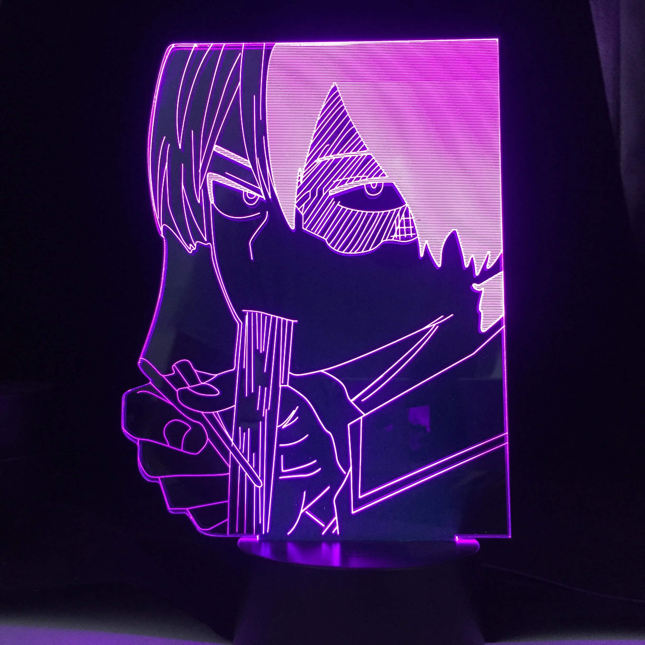 

Todoroki Shoto Eating Anime Lamp My Hero Academia 3d LED Light Father's Day Best Choice for Bedroom Decor Gift Dropshipping