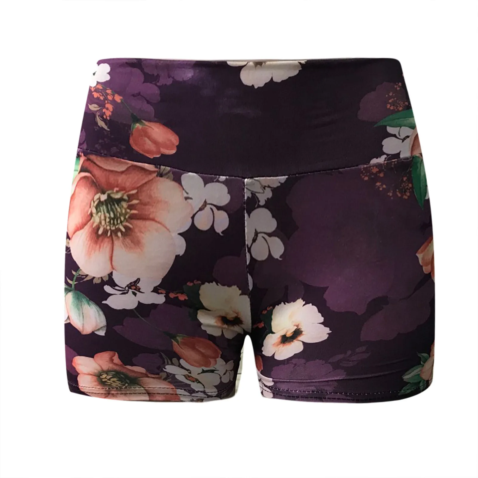 

Women's Buttocks High Waist Printing Bandage Sweatpants Yoga Shorts Pants shorts feminino pantalones cortos de mujer