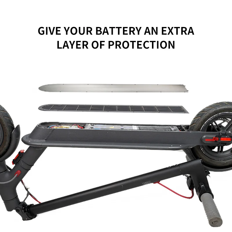 Scooter Chassis Cover For Xiaomi Mijia M365 Bottom Battery Non-Slip Plate Guard Armor Safer Parts | Спорт и развлечения
