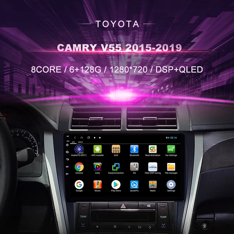 

Car DVD For Toyota Camry V55 ( 2015-2017)Car Radio Multimedia Video Player Navigation GPS Android Double Din