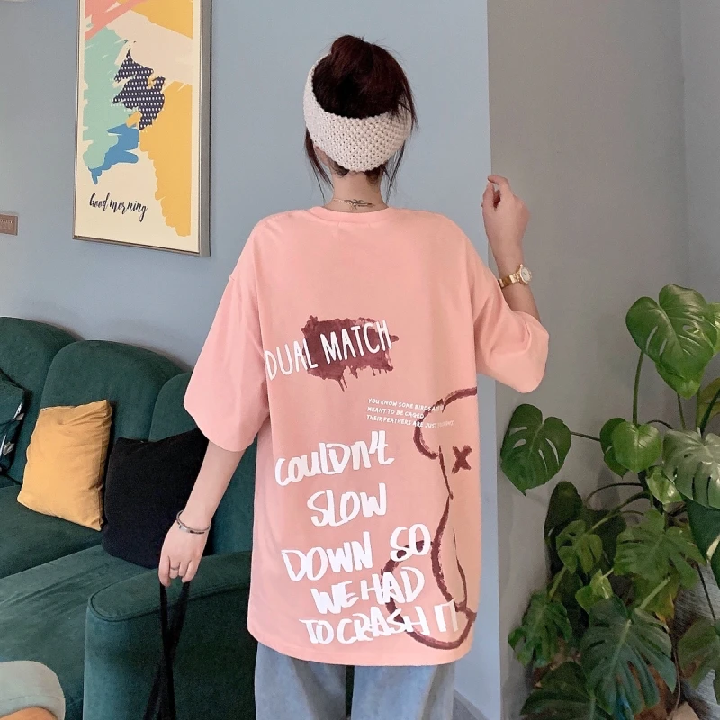 

Cheap wholesale 2021 spring summer autumn new fashion casual woman t-shirt lady beautiful nice women Tops female Ay2405