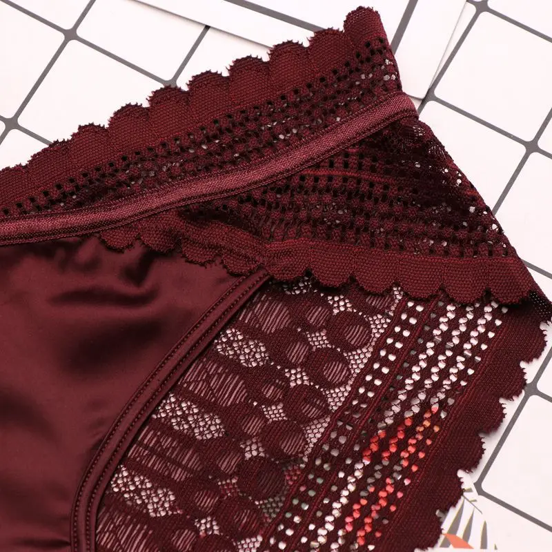 Пикантные Для женщин нижнее бельё для девочек Атлас высокого класса Шнуровка с