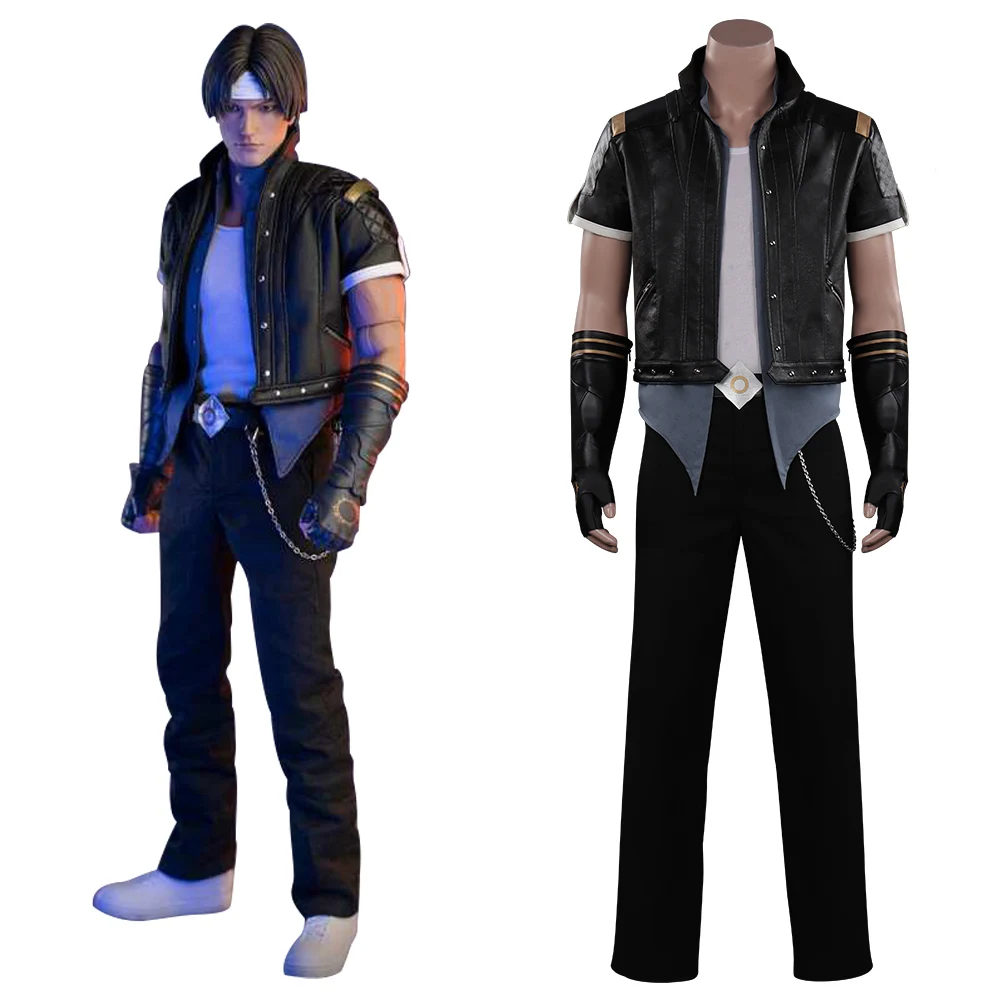 

Kyo Kusanagi Cosplay Costume Outfit Halloween Carnival Suit
