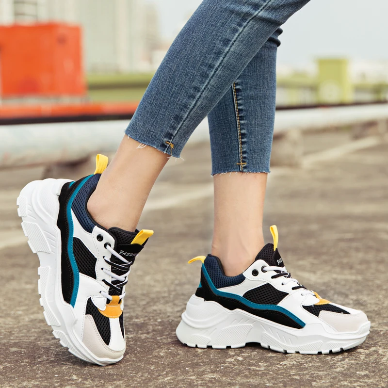 

Breathable men's and women's chunky sneakers 2020 fashion women's muffin sneakers women's shoes men's shoes