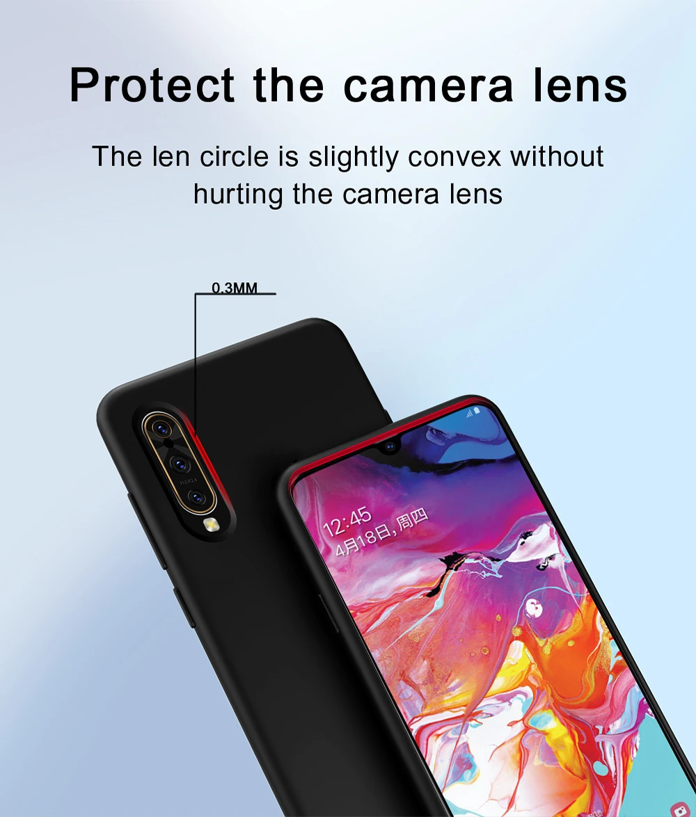Чехол для samsung A50, высококачественный мягкий силиконовый защитный чехол для samsung Galaxy A10 A20 A30 A50 A70, чехол на заднюю панель