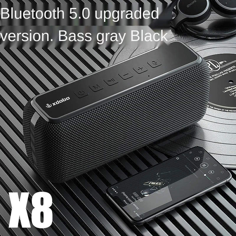 

Bluetooth-динамик Xdobo X8 с 60 Вт 5.0 водонепроницаемый сабвуфер