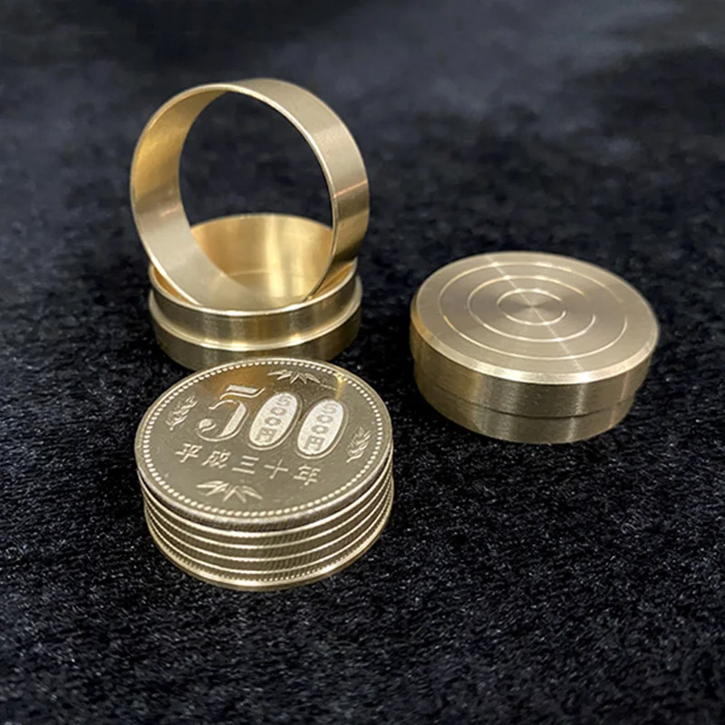 Динамический монеты (Япония 500 Yen) фокусы закрыть магический реквизит трюк маг