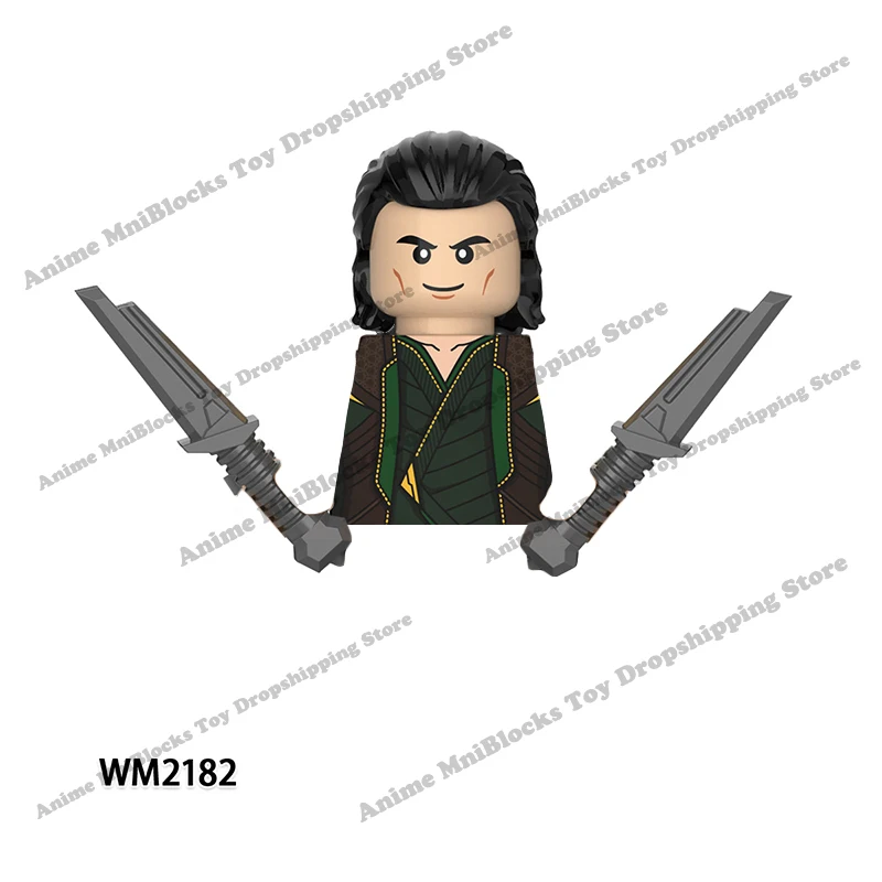 Фигурки героев мультфильма MARVEL включая LOKI WM6118 X0318 фигурки из аниме Сильви