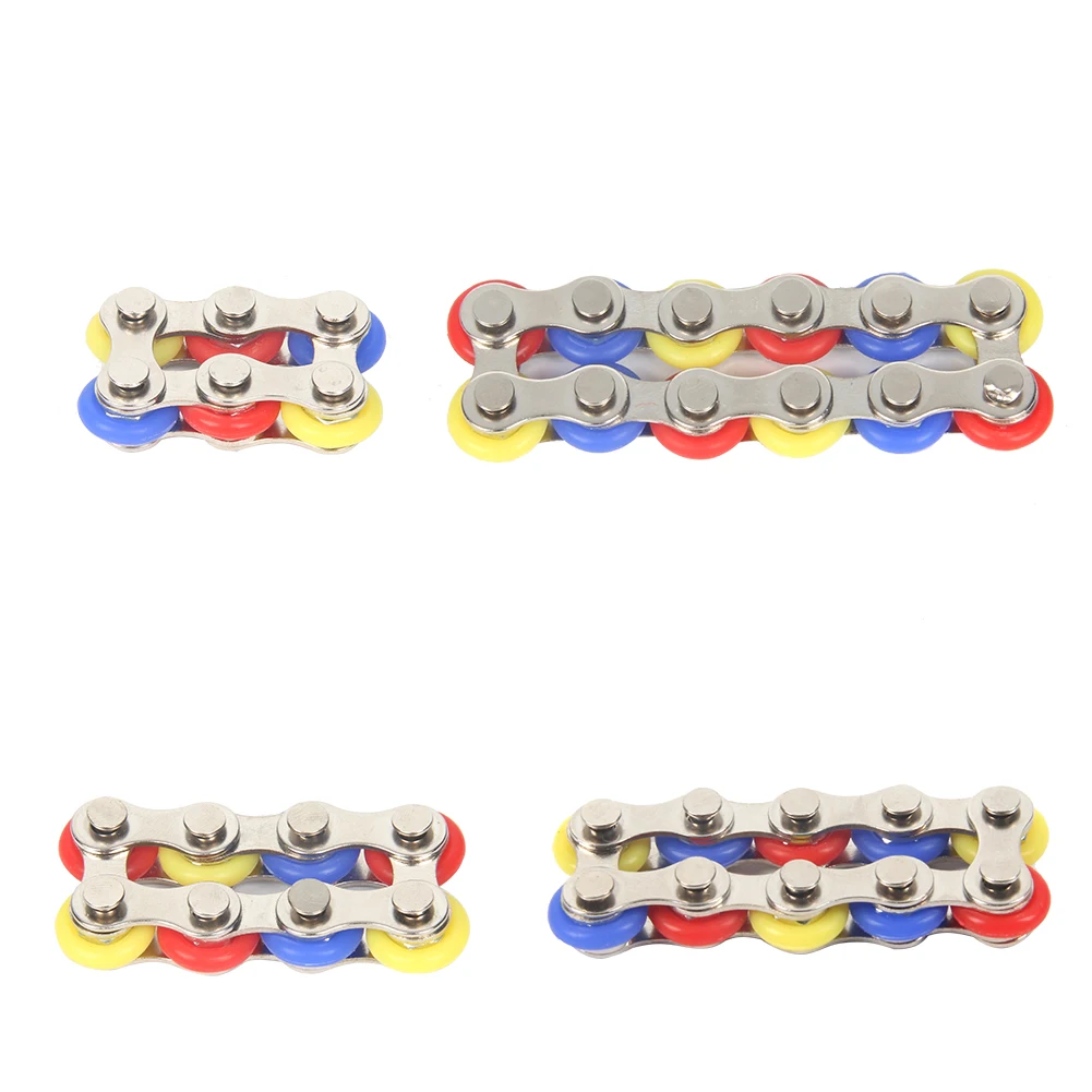

New 12 Knots Antistress Fidget Chain Toys For Children Anti Stress Hand Bike Chain Autism ADHD Fidget Toys Adults Anxiety Gift