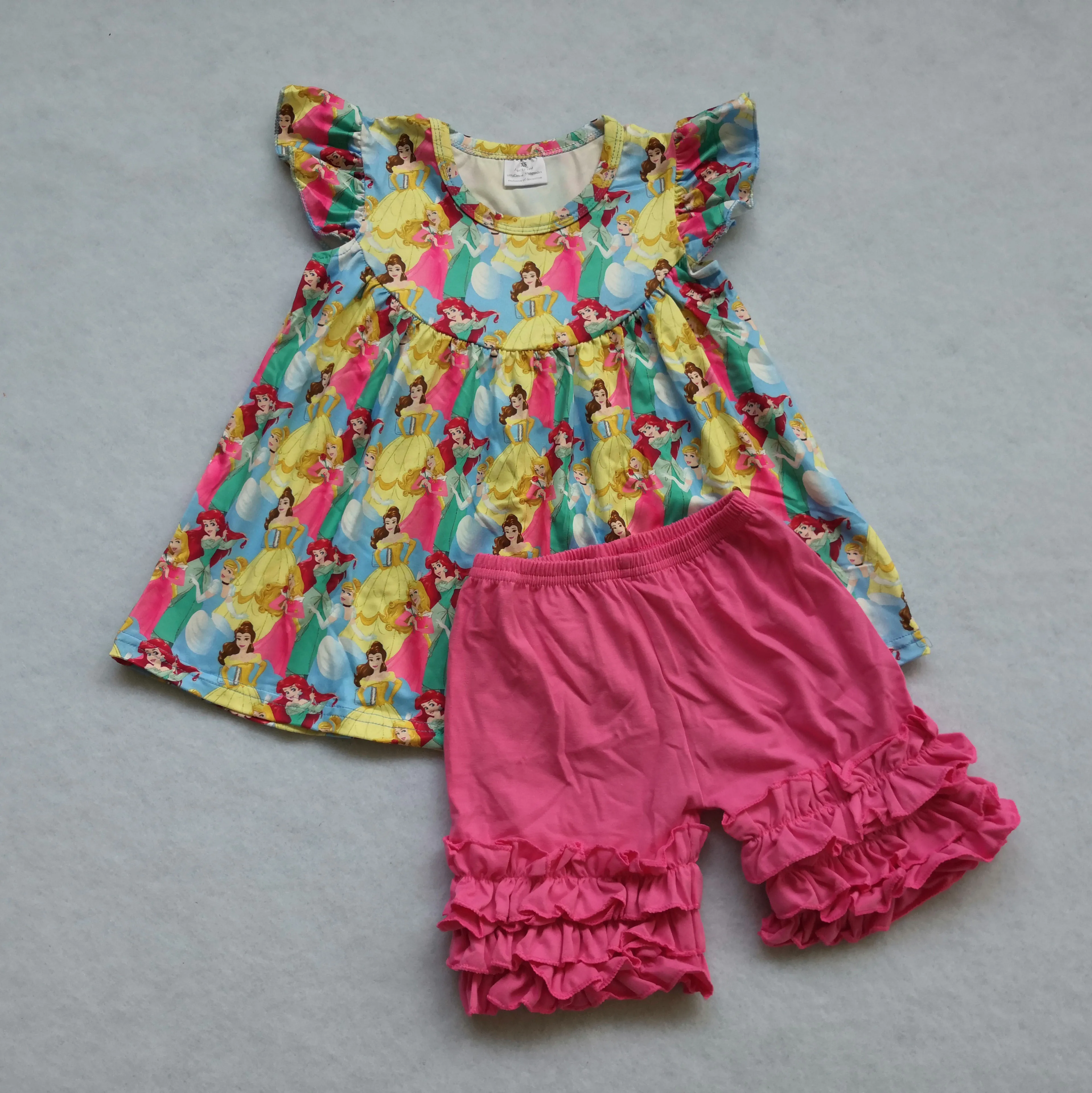 Эксклюзивный комплект для девочек повседневная одежда оптовая продажа дизайн