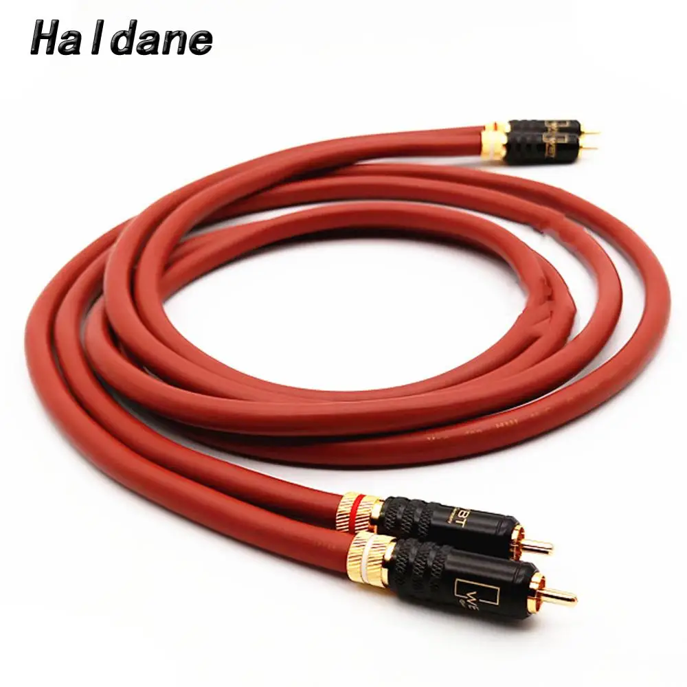 Посеребренный двойной фильтр для аудио/видео сигнала haldate HiFi Liton кабель RCA с