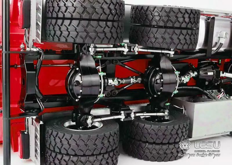LESU 1/14 шкала 8*8 спереди гидравлический подъемный самосвал роспись RC Человек паук