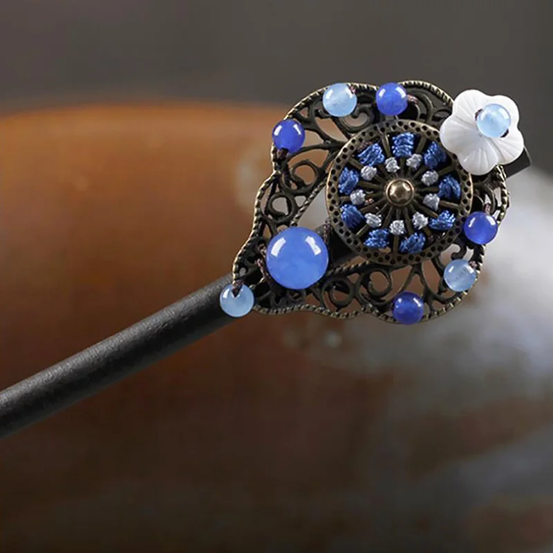 Шпилька для волос с кисточкой в стиле ретро | Украшения и аксессуары