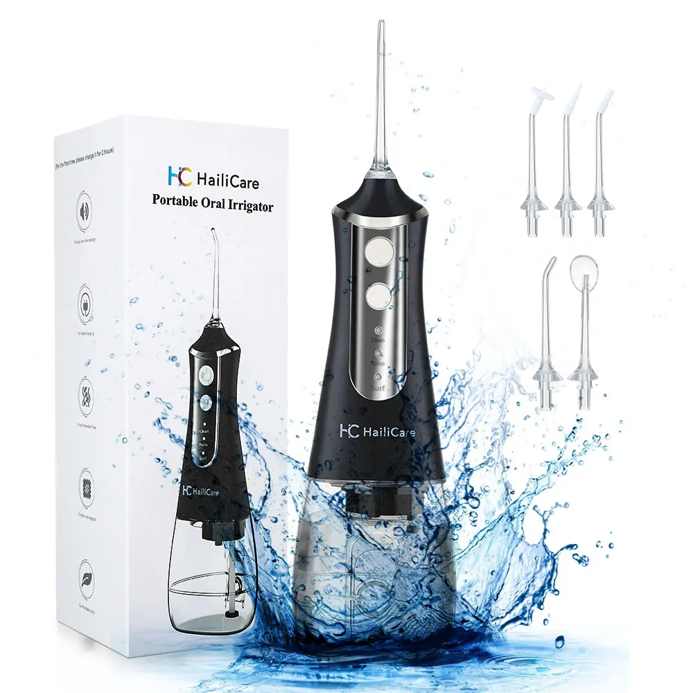 

350ml Oral Irrigator Dental Water Flosser Jet USB Rechargeable Water pick Gum Cleaner 5 Modes Dental Teeth Cleaner Multifunction