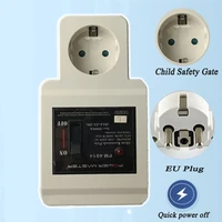 automatic voltage switcher avs 16a 100 250v 4000w power surge protector protector eu plug socket type voltage for home safe