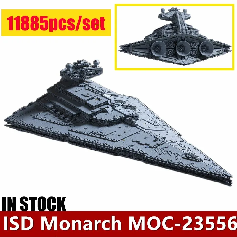 2019 Новинка 11353 шт Звездные игрушки WarsThe MOC 23556 ISD Monarch имперская звезда комплект