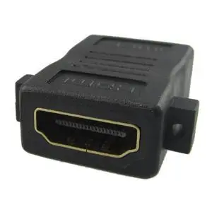 HDMI 19-pin female to with panel mount connector adapter |