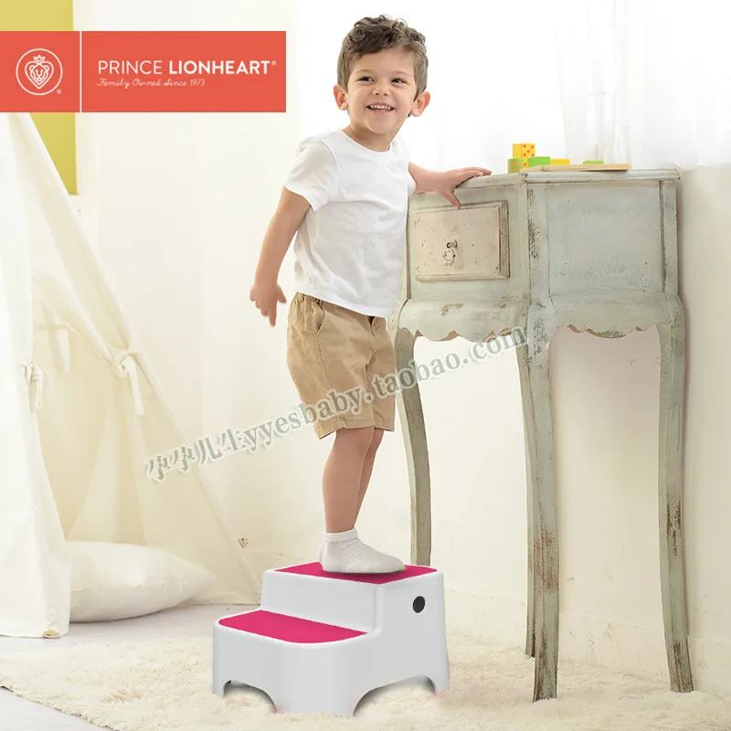 

Beautiful Lion Treasure Children's Wash Stool Baby Step Foot Step Ladder Stool Bathroom Non-slip Plastic Wash Bench Ladder Steps