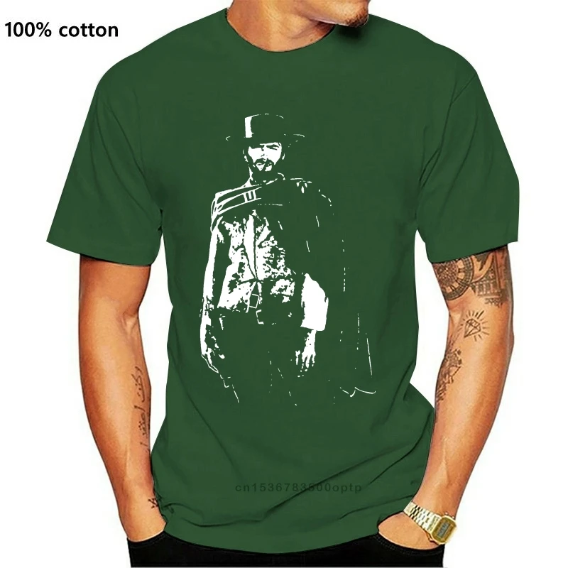 

95Vibes Clint Eastwood The Good The Bad The Ugly Inspired Men T-Shirt Hipster Tees Summer Mens T Shirt