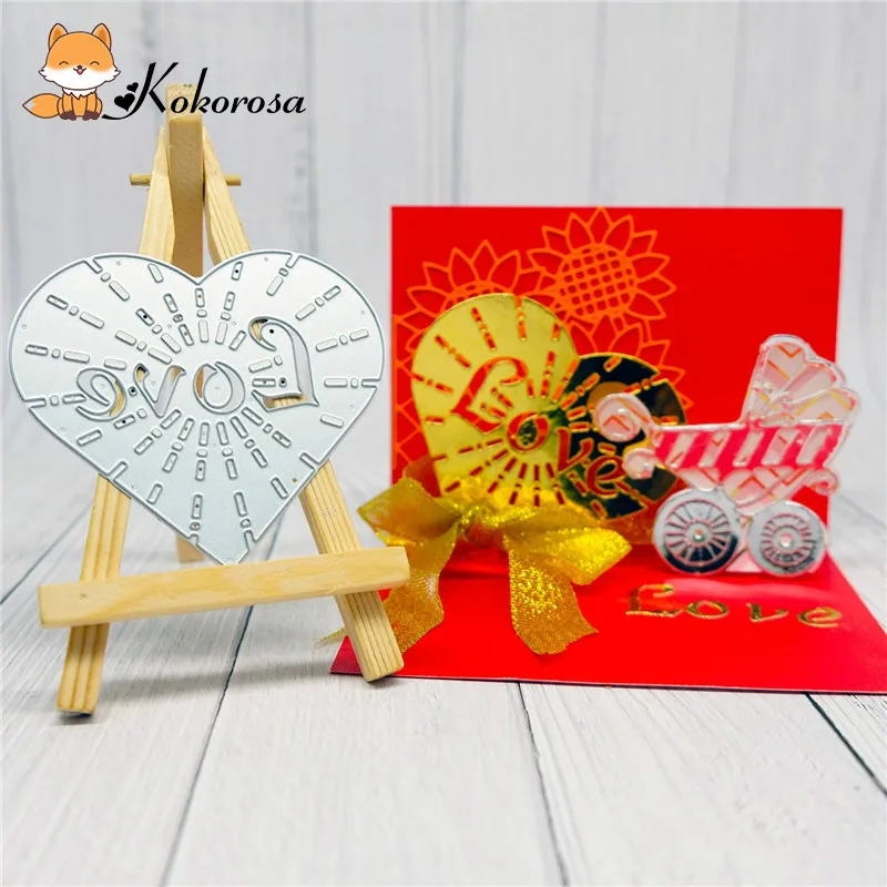 Стрелы Kokorosa для скрапбукинга металлические режущие штампы высечки на День
