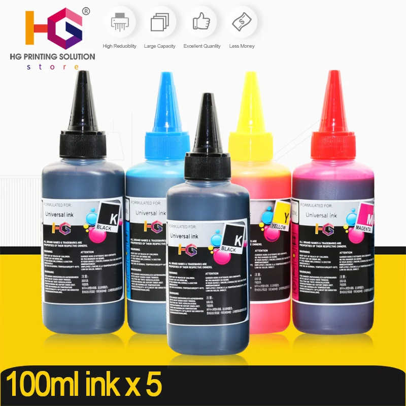 500ML Universal Refill Ink kit for Epson Canon HP Brother Le