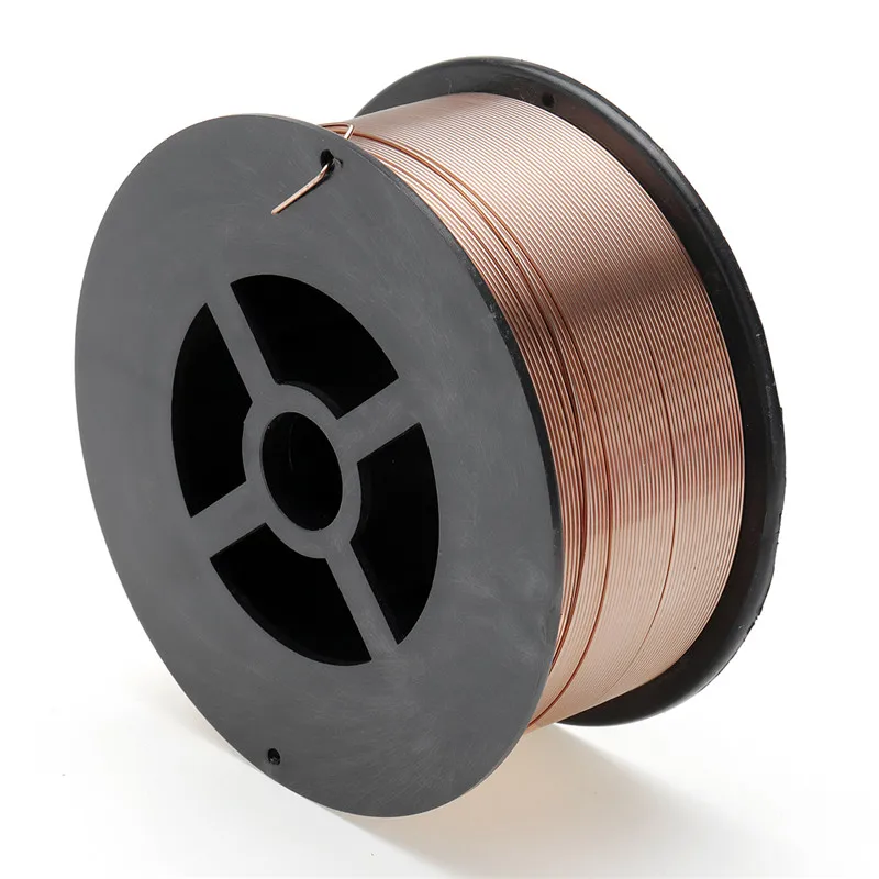 

0.6/0.8/0.9/1.0/1.2mm 1KG Carbon Steel Gas Shielded Welding Wire Mild Steel ER70S-6 / ER50-6 MIG Carbon Steel Welding Wires