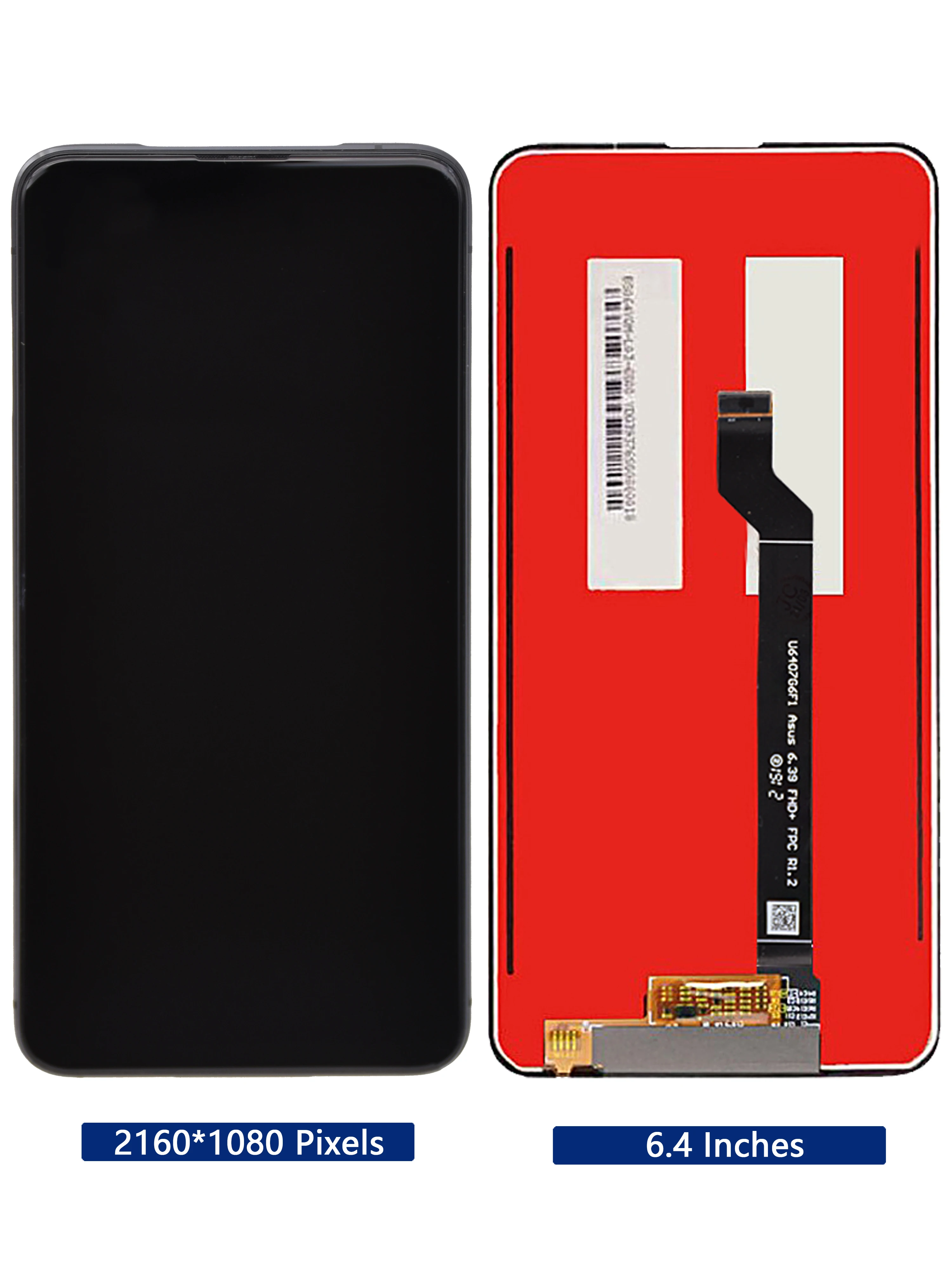 6.4&quotOriginal For ASUS Zenfone 6 ZS630KL LCD Touch Screen Digitizer Assembly Replacement for Zenfone6 LCD+Frame - купить по