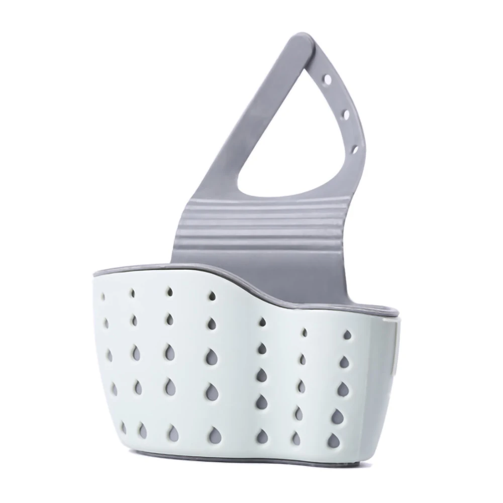 

Sink Double Drain Bag Storage Rack For Sponge Soap Holder Pool Storage Supplies Hanging Basket Drain Rack Kitchen Utensils