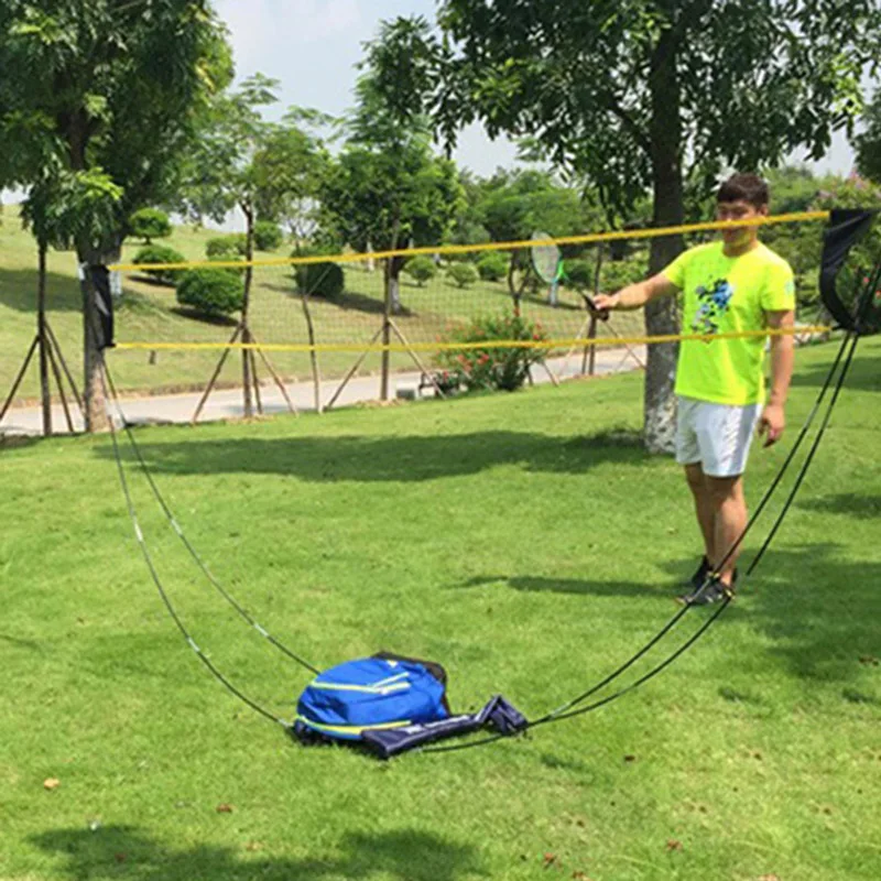 Новый портативный открытый складной бадминтон теннис волейбольная сетка на