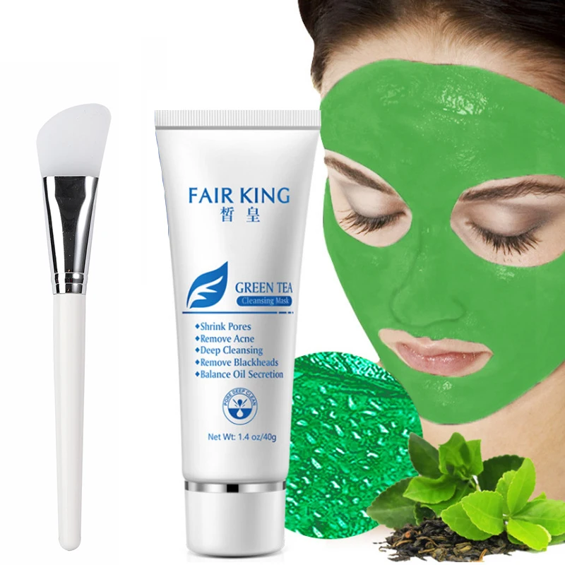 40 г зеленая чайная черная маска уход за кожей удаление угри на носу глубокая