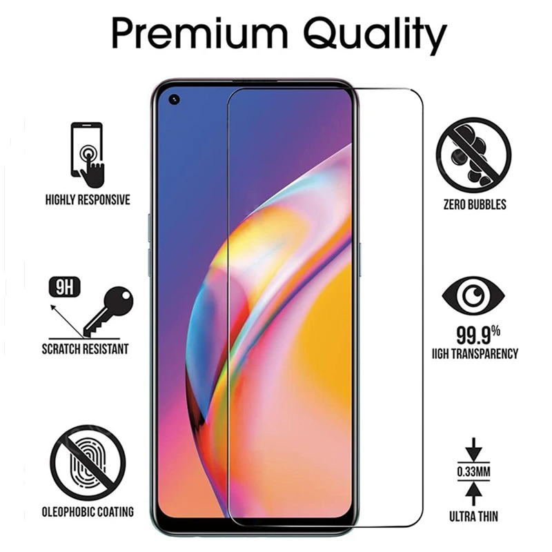 3pcs tempered glass for oppo reno 4 se z lite f 5g screen glass for oppo reno 5 k f lite 4g 5g phone glass free global shipping