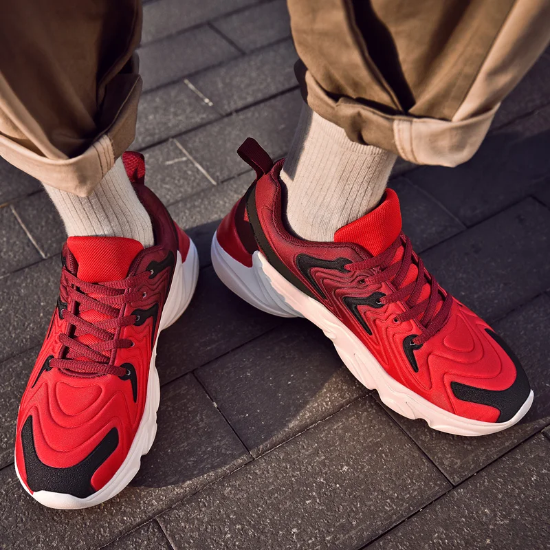 

New Spring Autumn Men Sneakers Comfortable Outdoor Sport Shoes Flats Training Running Shoes Zapatos De Hombre