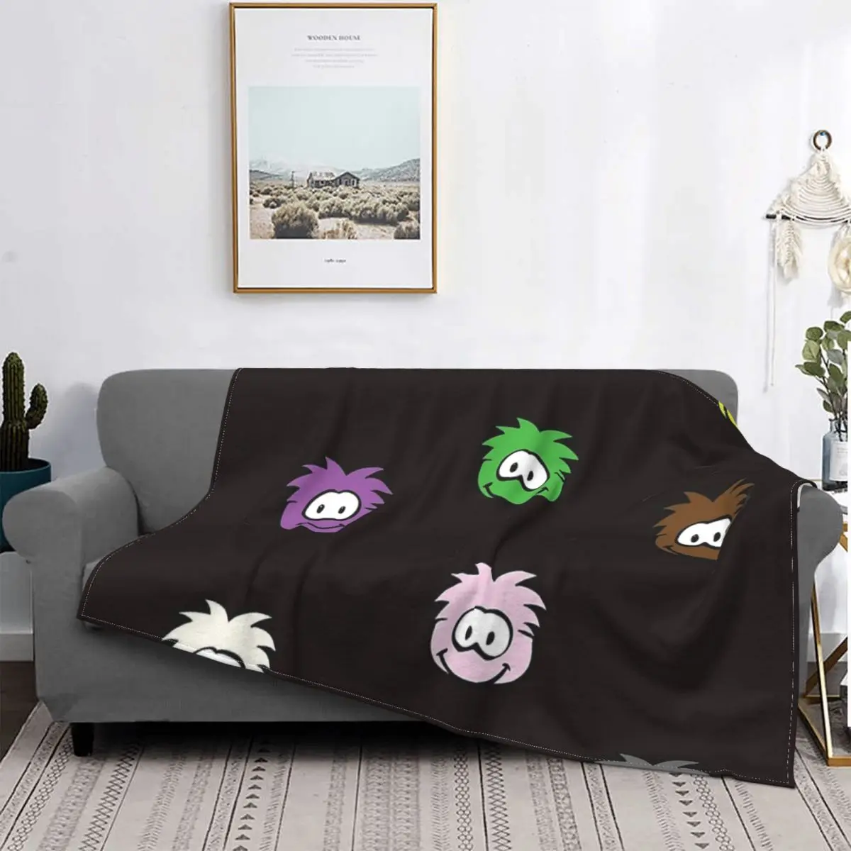 

Old Club Penguin Puffles Blanket Bedspread Bed Plaid Comforter Bedspreads Thermal Blanket Summer Bedspread