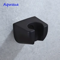 aqwaua shower head holder bracket bathroom use standard size bathroom accessories matt black abs plastic