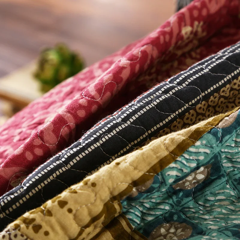 GXC лоскутное покрывало Set 3 шт. винтажные одеяла для двойной кровати Лоскутные