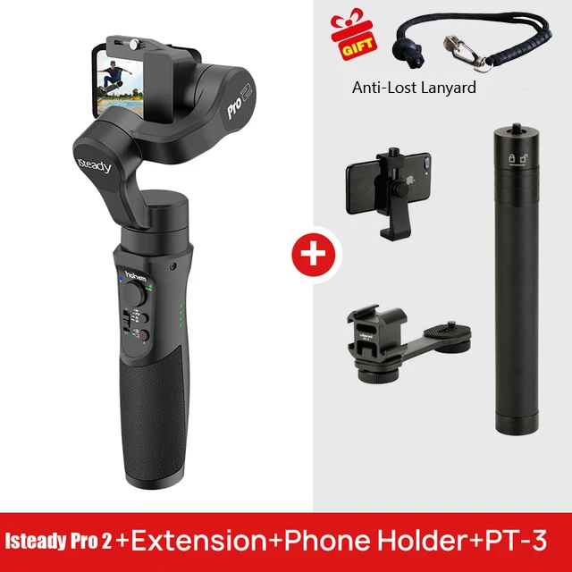 Hohem iSteady Pro 2 3-х позиционный ручной карданный стабилизатор для DJI Osmo Экшн камера GoPro 7 6 экшн-камеры XiaoYi 4K sony RXO Камера PK G6 Эволюция - Цвет: Цвет7