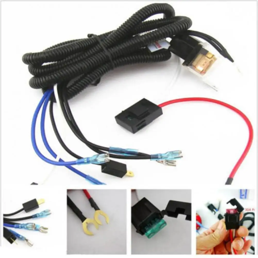 

1 Set Horn Wiring High-performance Stable Data Transmission Compact 12V/24V Car Horn Relay Harness for Truck