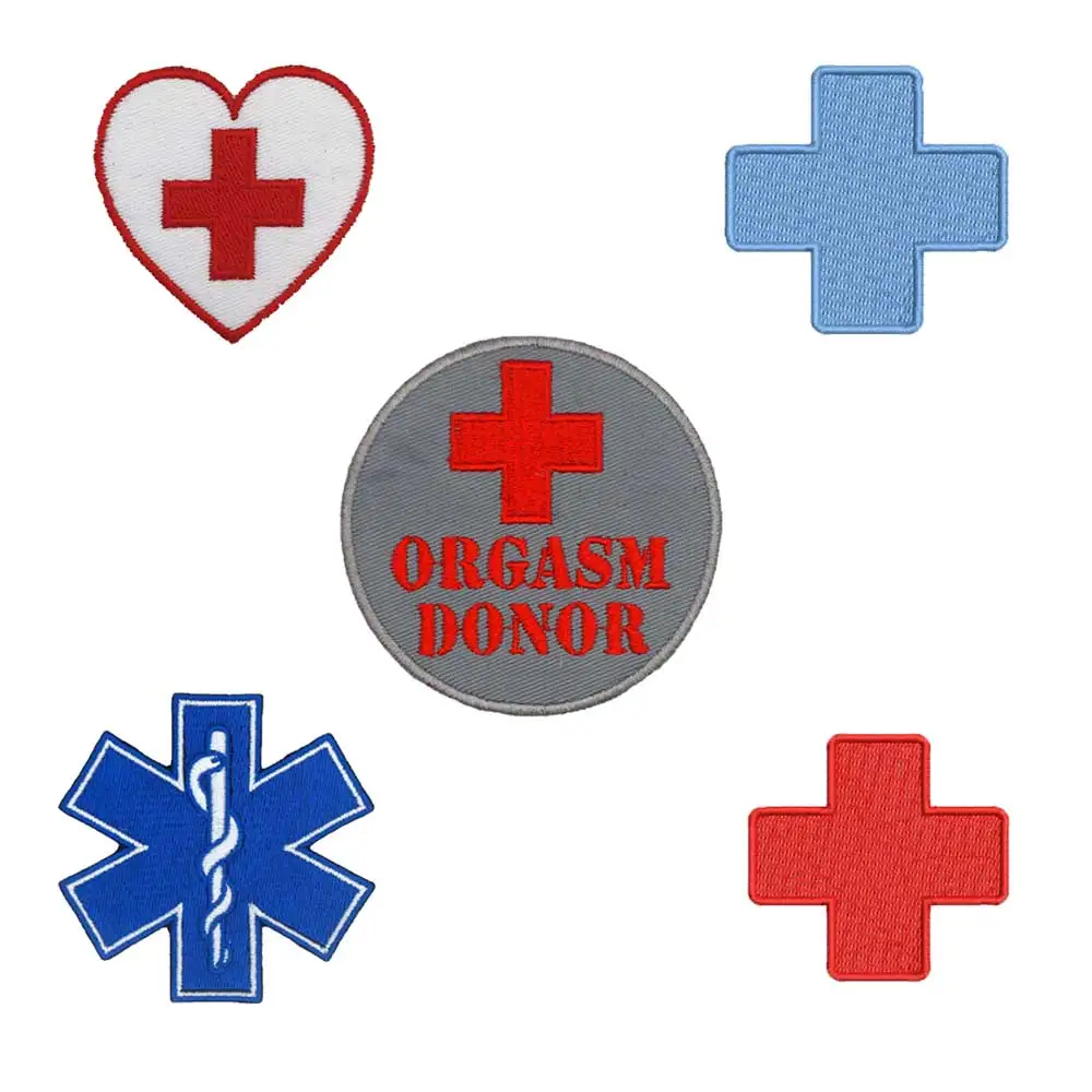 Медицинский центр скорой помощи оргазм доно красное сердце крест патч вышитая