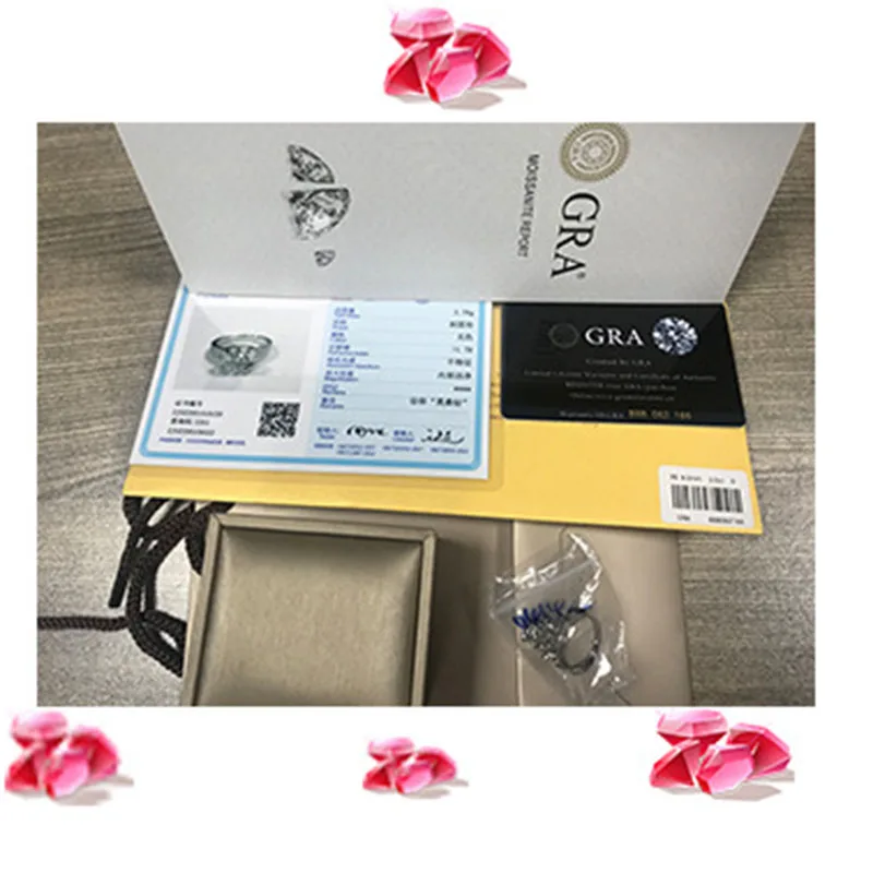 

Moissanite diamond necklace for women 925 silver valentine day gift mother day gift test report dainty elegant necklace